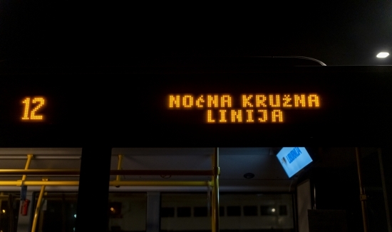 Za vrijeme Adventa u Zadru vozi kružna noćna autobusna linija