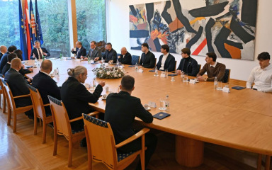 Hrvatski plivači na prijemu kod predsjednika Milanovića nakon velikog uspjeha na EP-u u Poljskoj