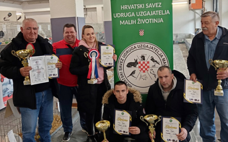 Izniman uspjeh Udruge Grdelin na Europskoj izložbi malih životinja