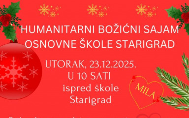Nemojte propustiti humanitarni Božićni sajam Osnovne škole Starigrad