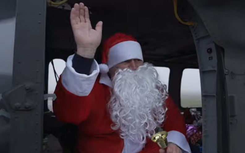 Piloti HRZ-a Black Hawkom spasili Djeda Božićnjaka