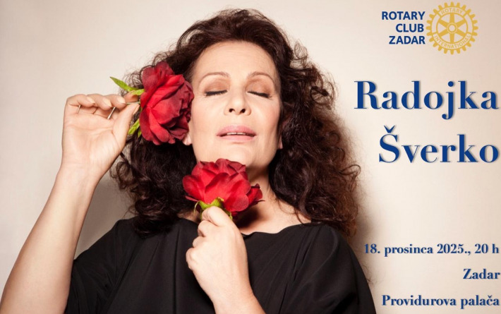 Rotary Club Zadar organizira dobrotvorni Božićni koncert s Radojkom Šverko