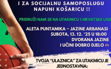 KK Aleta Puntamika: Pogledaj zadarsku dicu i za Socijalnu samoposlugu napuni košaricu!