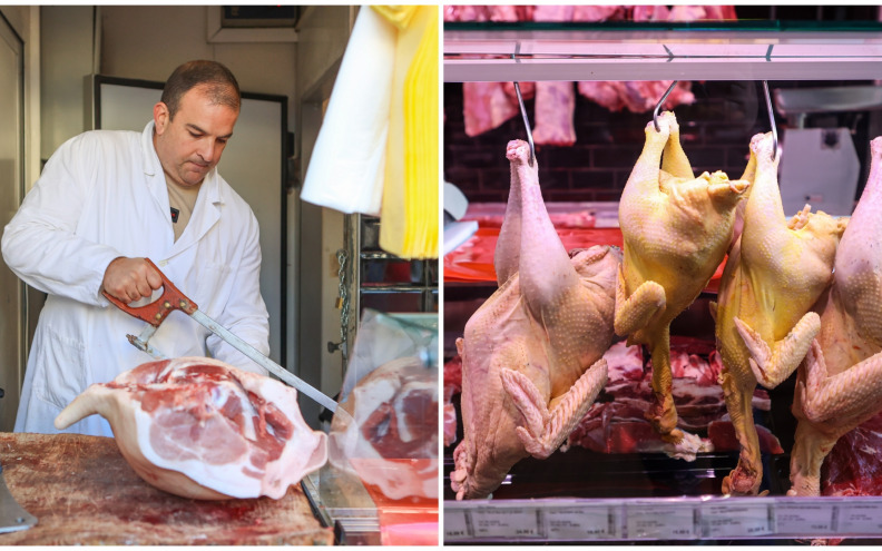 Zadarske mesnice bez predblagdanske gužve: Kilo tuke 20 eura, odojka 13, ponude ne fali, već novca