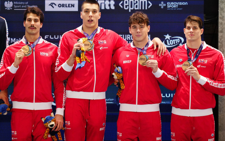 Boži Puhaloviću bronca u štafeti 4x50 m za povijesni doseg zadarskog plivanja
