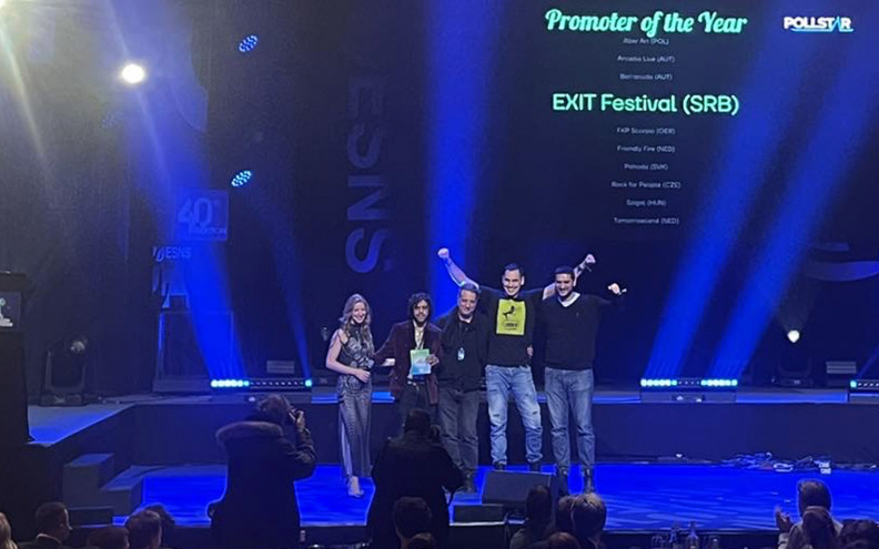 Exit proglašen najboljom event organizacijom, nagradu posvetili studentima u Srbiji