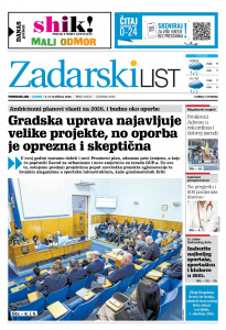 Današnje izdanje naslovnica