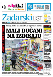 Današnje izdanje naslovnica