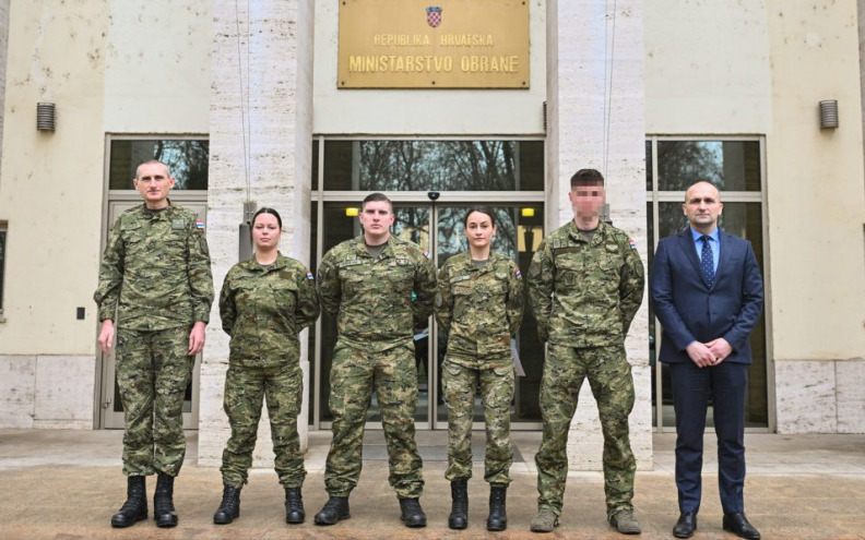 Anušić i Kundid primili vojnike koji su izvan službe spasili živote građana