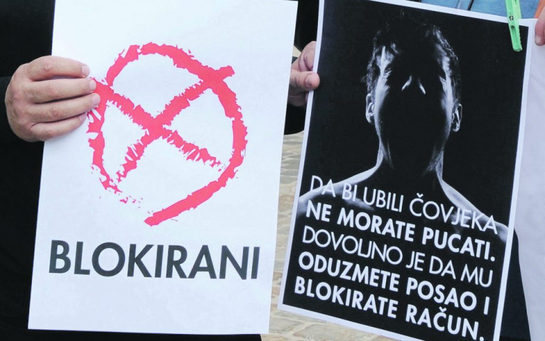 Dug građana s blokiranim računima iznosi čak 4,2 milijarde eura, ima ih gotovo 200 tisuća