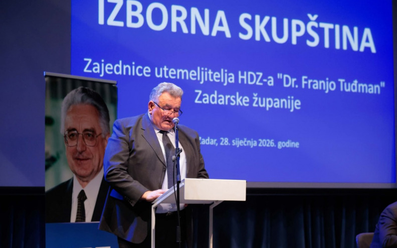 Stanko Batur izabran za predsjednika utemeljitelja HDZ-a Zadarske županije: 'Utemeljitelji su imali hrabrost slijediti viziju'