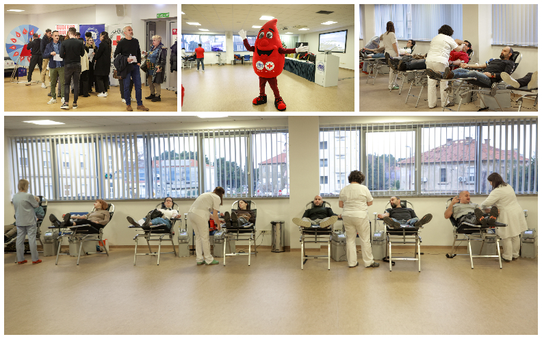 [FOTO] Zadrani pohrlili na akciju darivanja krvi: 'Jedna darovana doza krvi spašava tri života'