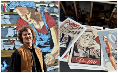 Kad galerija nikne iz sivila: Murali Borisa Bare pričaju priču o privatizaciji i gubitku