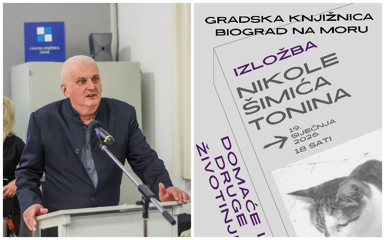 'Nijansirani i magični portreti životinja': Biograd slavi Dan Grada uz izložbu Nikole Šimića Tonina