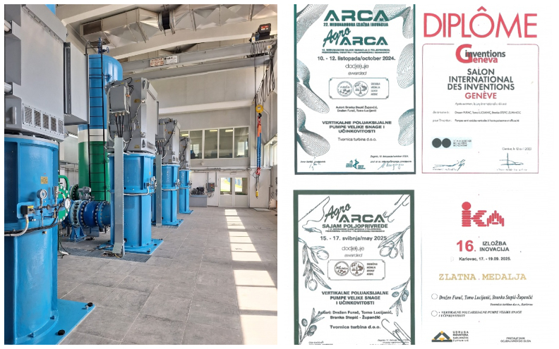 Pumpe projektirane za zadarski Vodovod osvojile niz međunarodnih priznanja