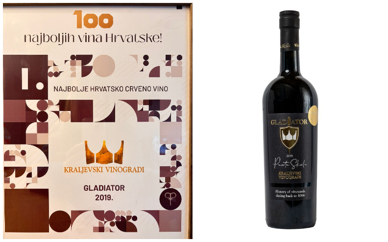 Vinarija Kraljevski vinogradi osvojila nagradu za najbolje crno vino u Hrvatskoj