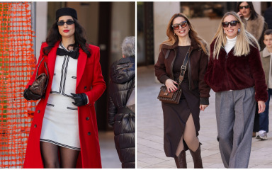 U FOTOOBJEKTIVU Lijepo vrijeme na Kalelargu izmamilo življe boje, ali i zanimljive krojeve