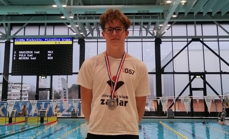 Šime Markulin kadetski prvak države na 100 metara prsno