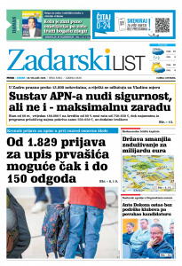 Današnje izdanje naslovnica