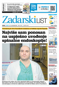 Današnje izdanje naslovnica