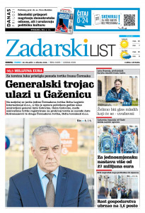 Današnje izdanje naslovnica