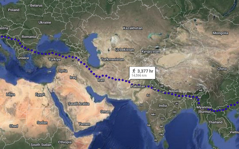 Dvojica Francuza stigla u Šangaj nakon godinu i pol pješačenja