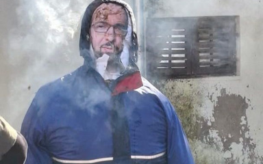 FOTO U Benkovcu spaljen lik Tomaševića. Gorio uz “Ako ne znaš što je bilo”