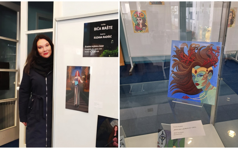 Izložba Suzane Radišić vodi publiku u svijet fantazije i mitova: 'Suvremena umjetnost je most između drevnih priča i digitalne budućnosti'