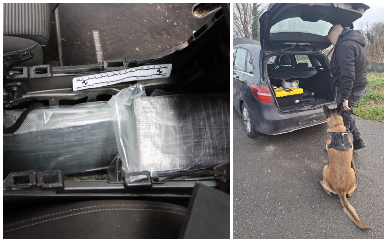 Policija u osobnom automobilu pronašla skoro šest kilograma kokaina