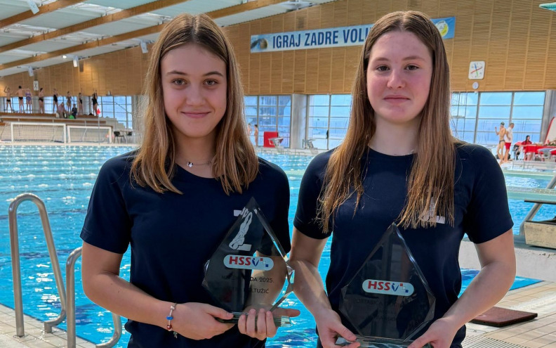 Na Višnjiku održano juniorsko i kadetsko PH u skokovima u vodu, Zadranka Anika Miočić osvojila tri zlata