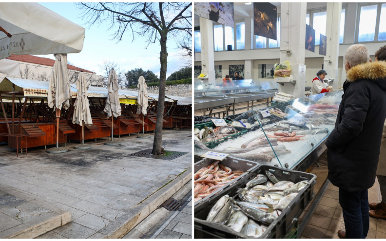 Na zadarskoj tržnici sve manje kupaca: 'Kažu da je voće i povrće skupo, a mladi danas imaju posebnu sobu za patike'