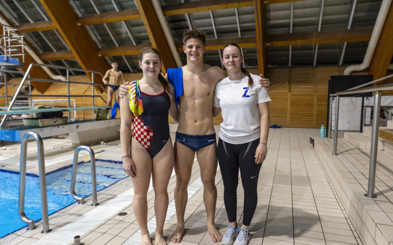 Brat i sestra uspješni su zadarski skakači u vodu: 'Kako se netko ponaša u sportu, takav je i u životu'