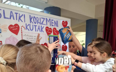 »SLATKI KORIZMENI KUTAK« Plemenita akcija učenika iz županije traje do 2. travnja
