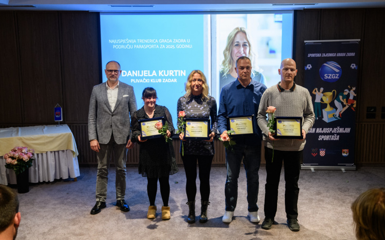 FOTO Sportska zajednica Grada Zadra nagradila najbolje sportaše za 2025.