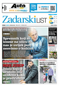 Današnje izdanje naslovnica