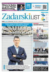 Današnje izdanje naslovnica