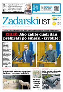 Današnje izdanje naslovnica