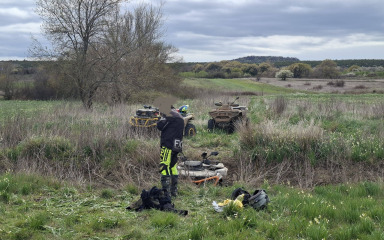 Quad vozilom upao u potok na području Korlata, spasila ga brza intervencija HGSS-a
