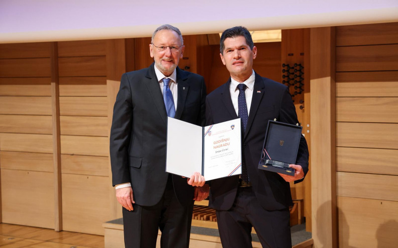 Josip Čerina dobitnik godišnje nagrade u području civilne zaštite