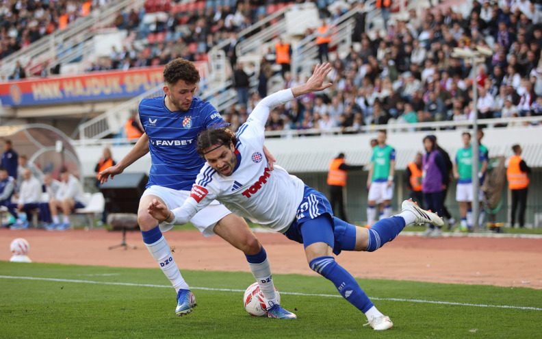 Pobjedom na Poljudu Dinamo pobjegao Hajduku na 10 bodova prednosti