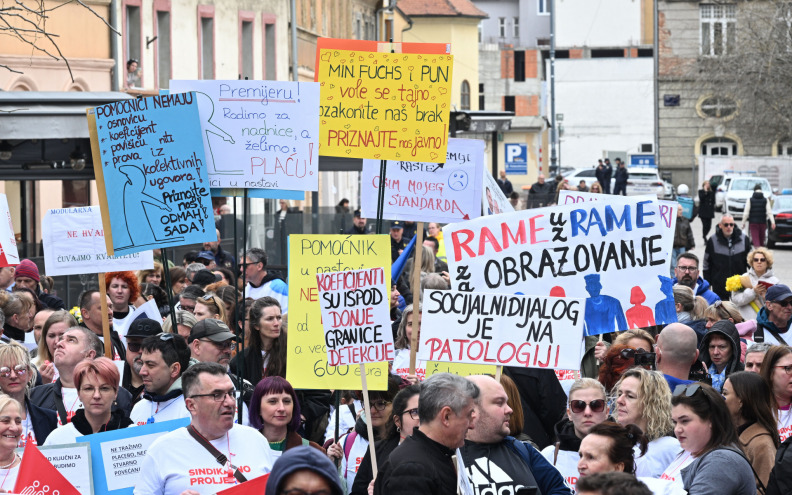 Sindikati poručili Plenkoviću: ‘Nije dovoljno samo graditi, nema budućnosti bez ulaganja u ljude’