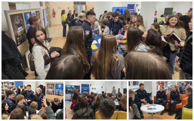 Policajci educiraju: Zadarski učenici isprobali forenzičke metode i “pijane naočale”