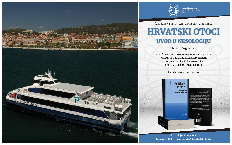 Sveučilište u Zadru poziva na predstavljanje knjige o hrvatskim otocima