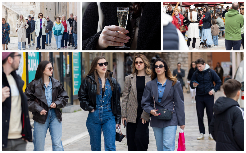 [FOTO] ĐIR PO GRADU Prvi dan proljeća na Kalelargu izmamio brojne Zadrane