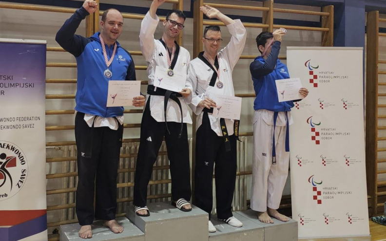 PONOVNO ZLATNI  Mateo Škara državni prvak u parataekwondou