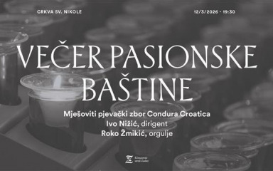 Ne propustite Večer pasionske baštine uz Mješoviti pjevački zbor Condura Croatica