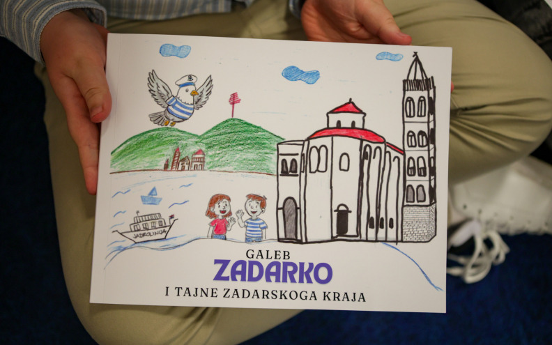 GALEB ZADARKO I TAJNE ZADARSKOG KRAJA Trećaši iz Puntamike napisali i ilustrirali vlastitu slikovnicu o svom gradu