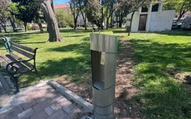 Zadar dobiva nove javne slavine, prva postavljena u Parku Jazine