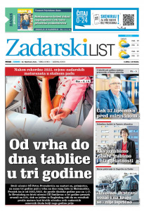 Današnje izdanje naslovnica