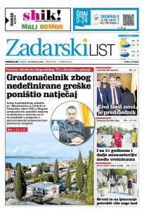 Današnje izdanje naslovnica